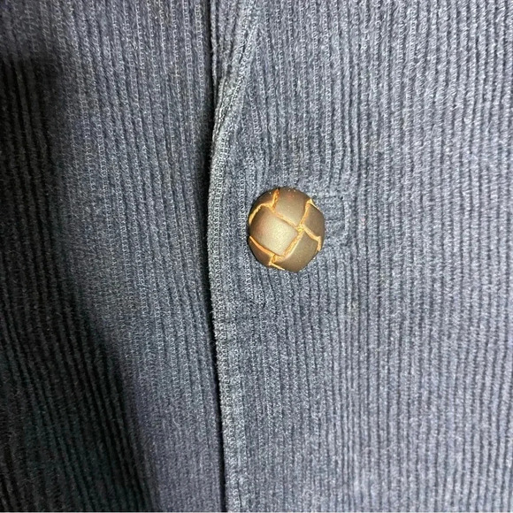 L.L.Bean Men's Blue Corduroy Blazer Elbow Patch Size 44 Tall - Picture 6 of 8